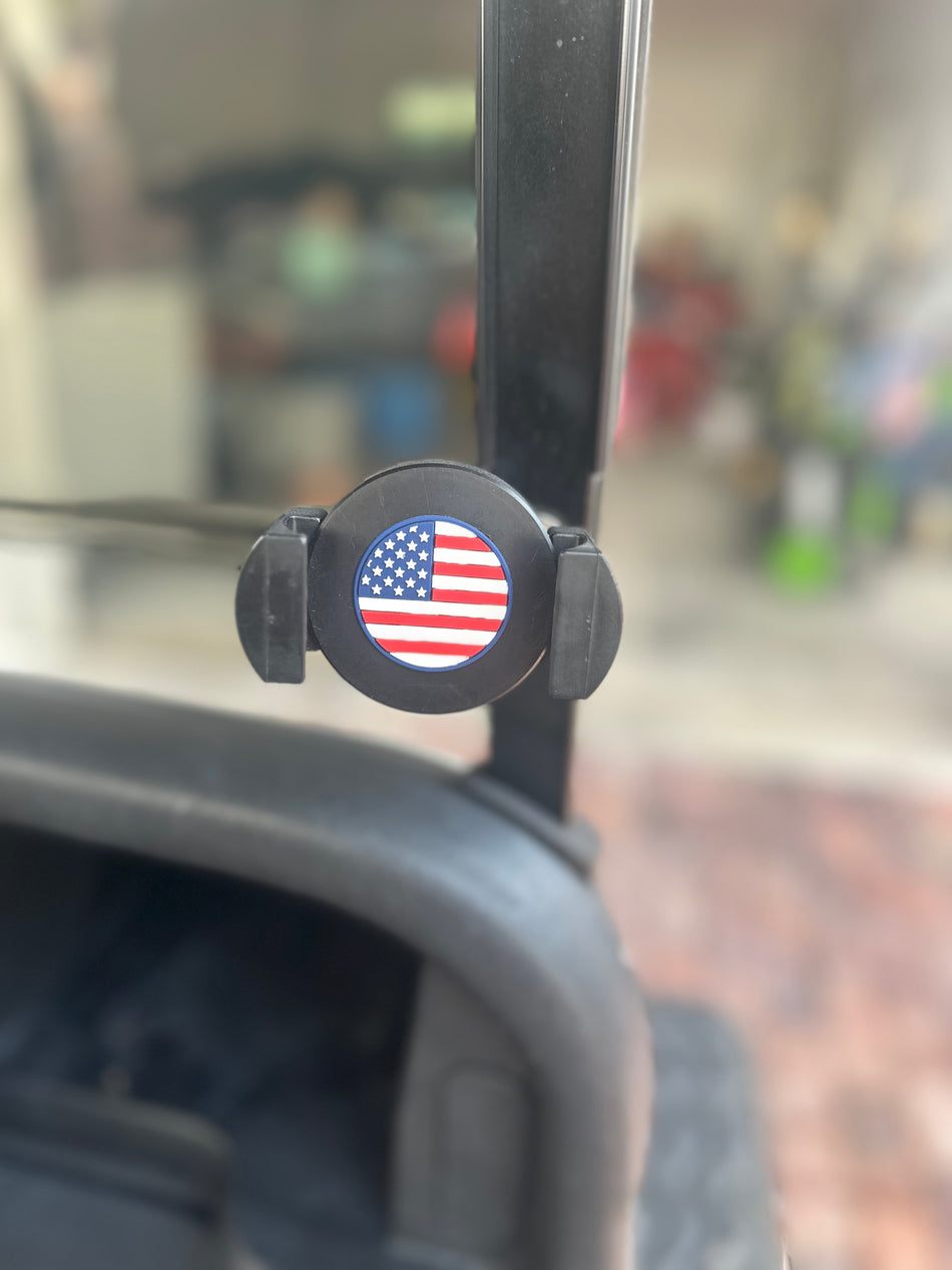 Single Bolt Phone Mount Kit - For Golf Carts, UTVs & Other Vehicles